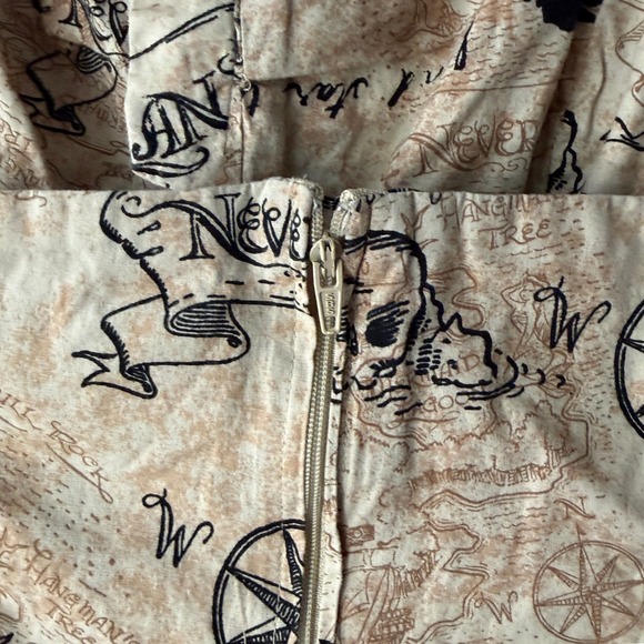 Hot Topic Disney Peter Pan Halter Sweetheart Dress, Tan Black, M - Picture 14 of 15